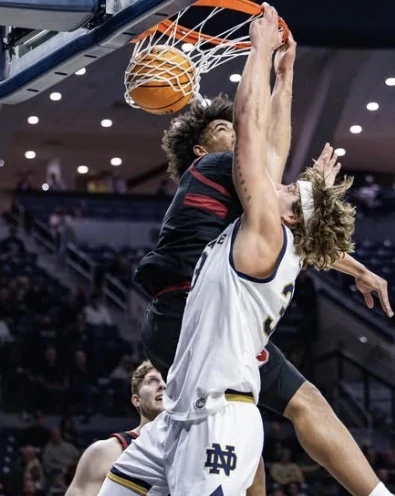 Carson Towt playing Division I basketball